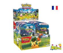 Charger l'image dans la galerie, Pokémon Mega Evolution ME02.5 Héros Transcendants Display scellé de 10 Mini Tins VF