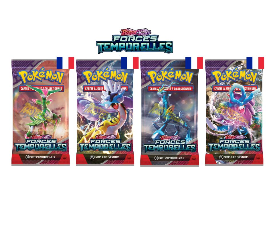 Booster Pokémon - EV05 Forces Temporelles - 10 cartes - Modèle aléatoire - Cartes Pokémon Booster Pokémon - EV05 Forces Temporelles - 10 cartes - Modèle aléatoire - Cartes Pokémon