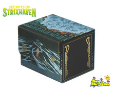 Charger l'image dans la galerie, Ultimate Guard Sidewinder 100+ Xenoskin MTG Secrets of Strixhaven Cyclonic Rift Deck box présentée fermée