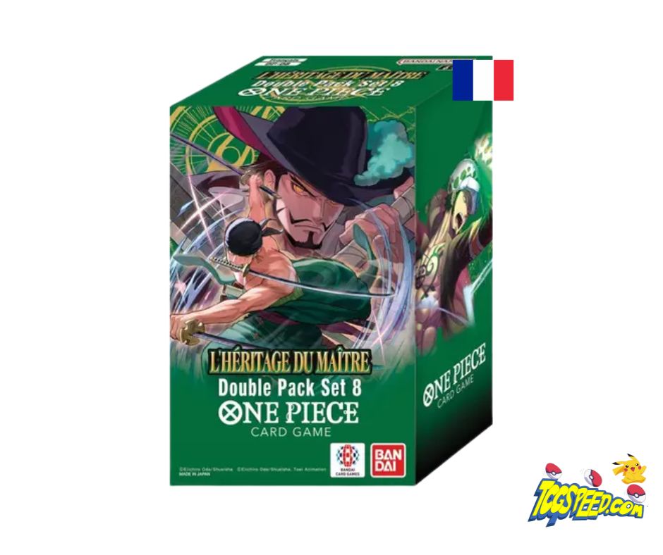 Double Pack pour One Piece Card Game : op12 - l'héritage du maître - Cartes à Collectionner française Double Pack pour One Piece Card Game : op12 - l'héritage du maître - Cartes à Collectionner française