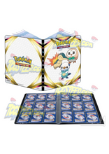 Charger l'image dans la galerie, Découvrez le cahier range cartes Portfolio Pokemon Astres Radieux EB10 au format A4 de marque Ultra Pro avec 9 cases et contenant 14 pages permettant de classer trier et protéger 126 cartes unitaires en recto et jusqu à 252 cartes dos à dos
