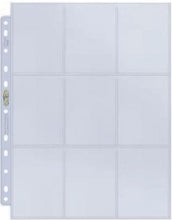 Charger l'image dans la galerie, Set de 10 feuilles de 9 cases de marque Ultra Pro en polypropylène de haute qualité assurant une très grande transparence et permettant de ranger recto verso 180 cartes Pokemon Yu gi Oh ou autre