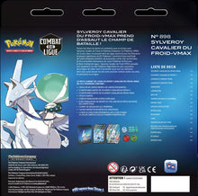 Charger l'image dans la galerie, Découvrez ce Deck Combat de Ligue Pokemon Sylveroy Cavalier du Froid vmax composé d une multitude de cartes brillantes premium et de cartes très puissantes et recherchées par les joueurs et collectionneurs du jeu de cartes Pokemon