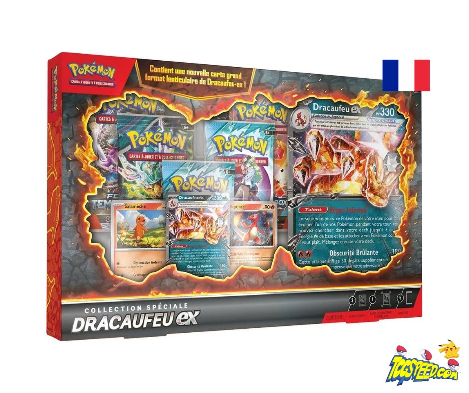 Coffret Pokémon Collection Spéciale Dracaufeu ex Version française