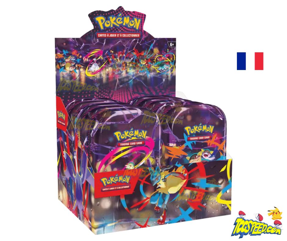 Pokémon ME01 Mega Evolution Display scellé de 10 Mini Tins Version française