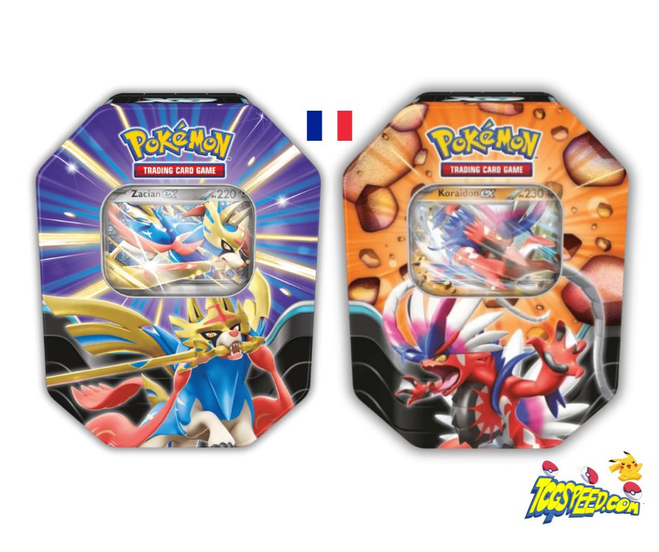 Pokémon Pack de 2 Pokebox Légendes Tranchantes en version française