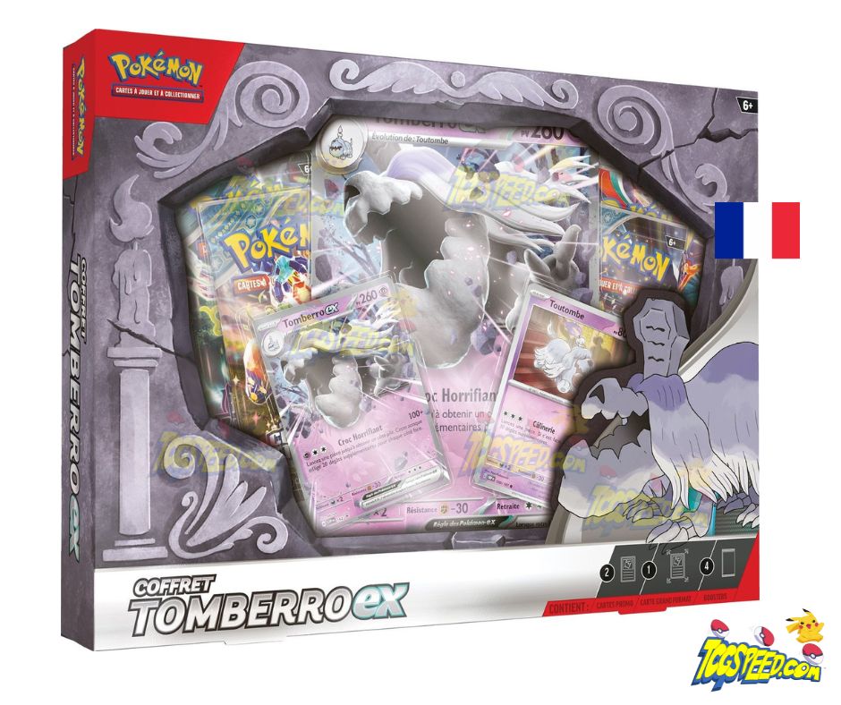 Pokémon - Coffret 4 Boosters Tomberro ex - Version française