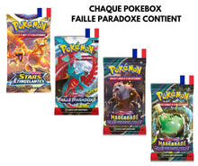 Charger l&#39;image dans la galerie, Pack de 4 Pokebox Destinées Paradoxe Version française
