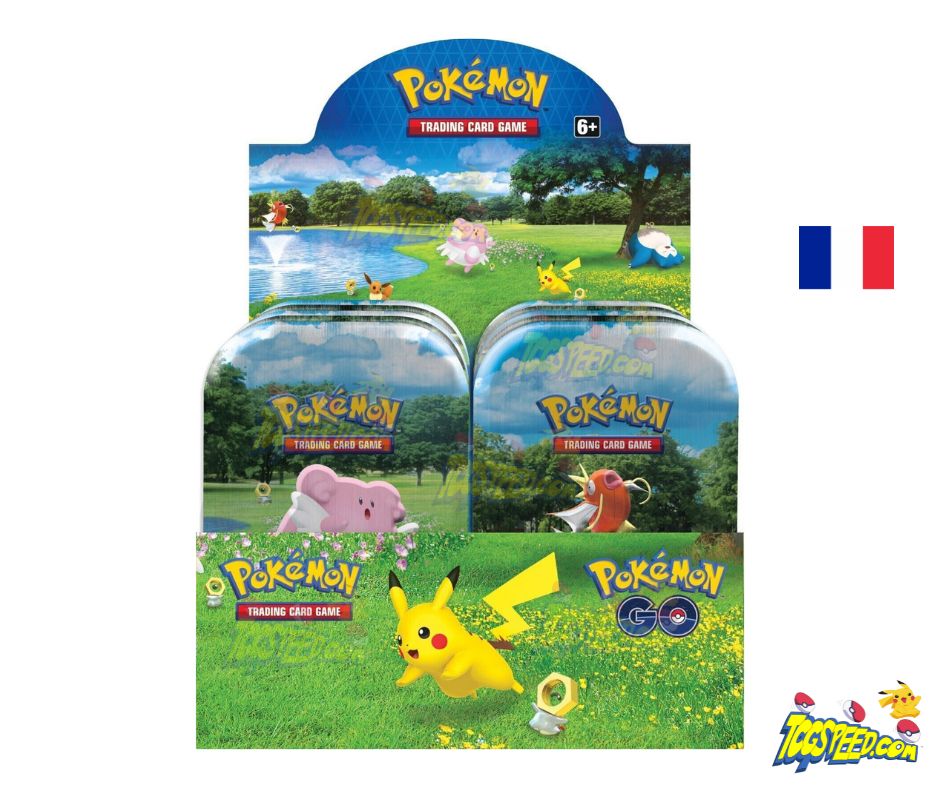 [Display scellé 10 Mini Tins EB10.5 Pokémon Go Version française]