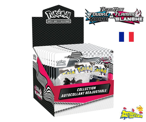 Pokemon - Display scellé de 12 Tech Sticker 3 Boosters - EV10.5 - Flamme Blanche  - Version française