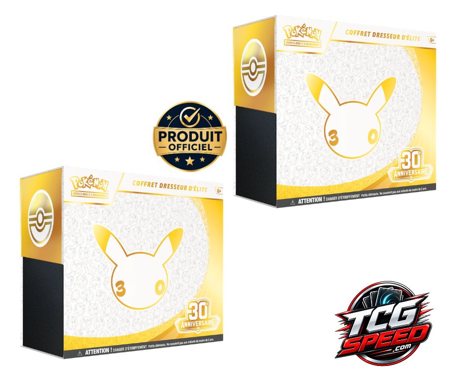 Pok mon 30e Anniversaire Lot De 2 ETB Fran ais Tcgspeed Pok mon 30e Anniversaire Lot De 2 ETB Fran ais Tcgspeed