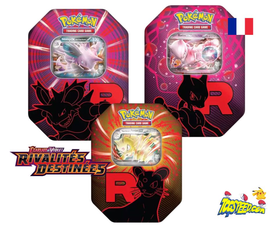 Pokémon Lot de 3 Pokébox EV10 Rivalités Destinées Version française