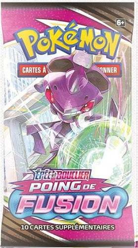 booster pokemon épée et bouclier poing de fusion eb08 de 10 cartes supplémentaires disponible en livraison rapide chez vous