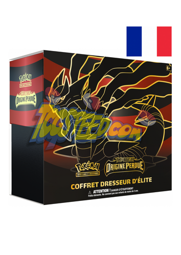 Découvrez l’Elite Trainer Box Pokemon ou Coffret Dresseur d’Elite de la nouvelle extension Pokemon Epée et Bouclier Origine Perdue EB11 en version française et contenant 8 boosters de 10 cartes supplémentaires chacun, 1 paquet de cartes Energie, 65 sleeves pour protéger vos cartes Pokemon ainsi qu’une magnifique boîte de rangement.